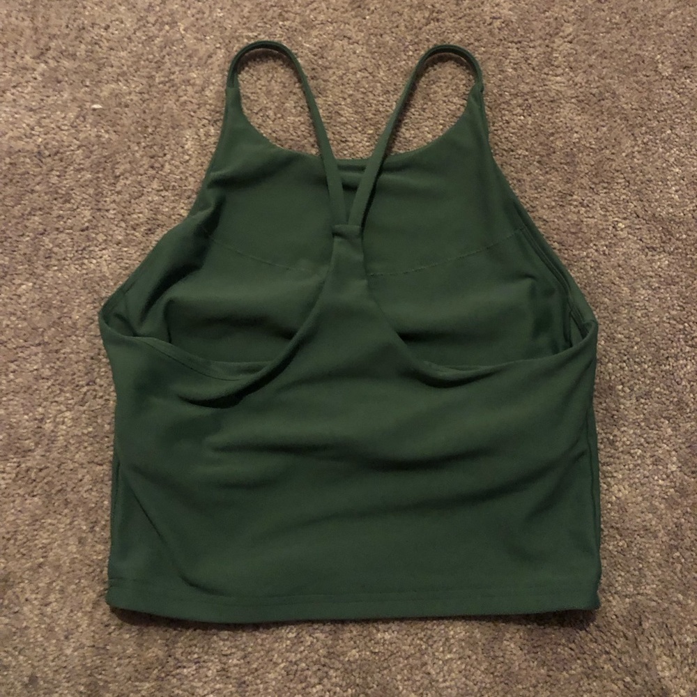 Green tank top